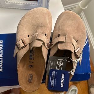 Brand new taupe Boston Birkenstock
